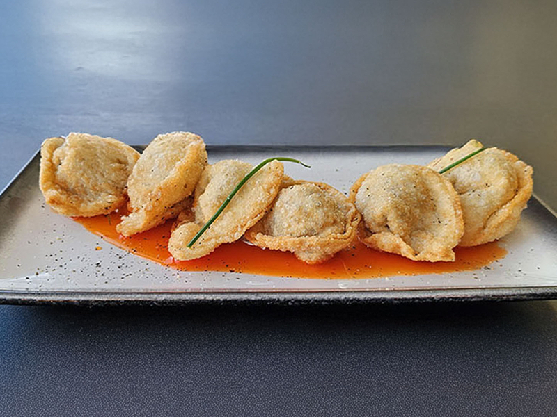 Next Bar Mushroom & Tofu Won Tons